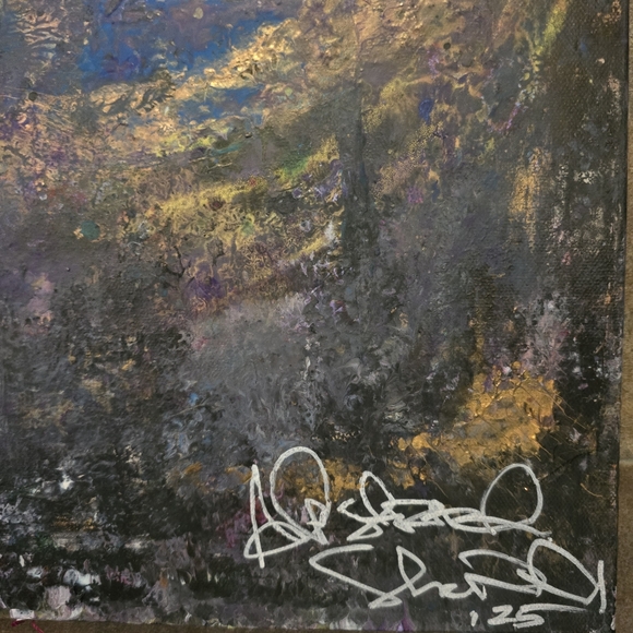 HANDCRAFTED Abstract Painting HANDPAINTED & HANDMADE Wall Art Decor 24"x30 - Picture 10 of 17